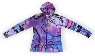 Women's Medium Reverse-dyed Lightweight Zip-up Hoodie