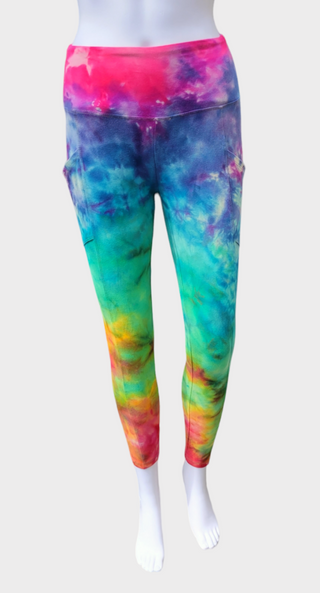 Rainbow Women's Yoga Pants with Pockets