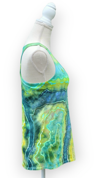 Women's XS Tie-dye Flowy Racerback Tank Top