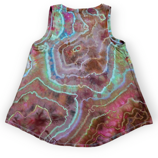 Women's Small Tie-dye Flowy Tank Top