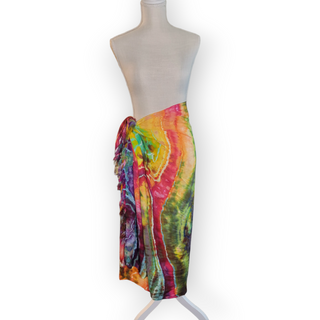 Rainbow Geode Sarong