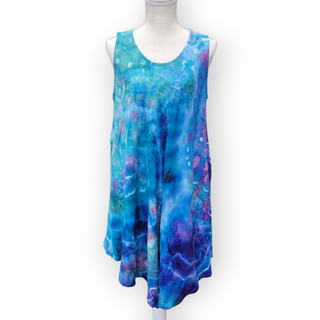 Women's OSFA Tie-dye Flowy Rayon Dress