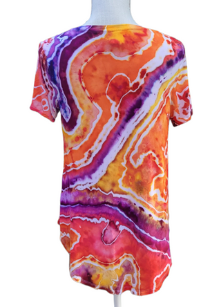 Women's Small Flowy Sunset Tee