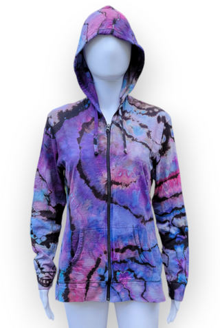 Women's Medium Reverse-dyed Lightweight Zip-up Hoodie