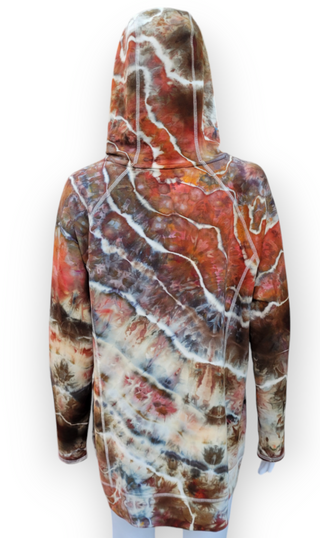 Women's XL Tie-dye Lightweight Pullover Hoodie