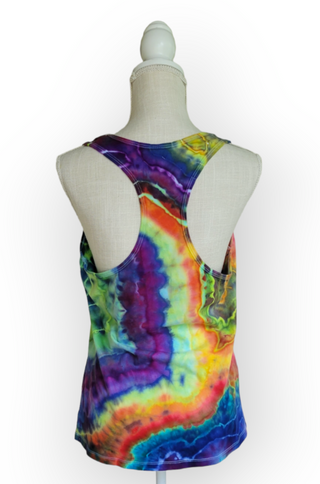 Women's XL Racerback Tie-dye Tank Top