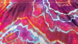 Women's XL Flowy Rayon Tie-dye Top