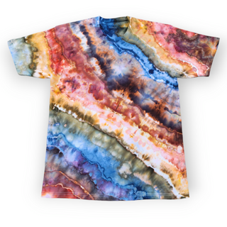 Men's Large fall rainbow tee