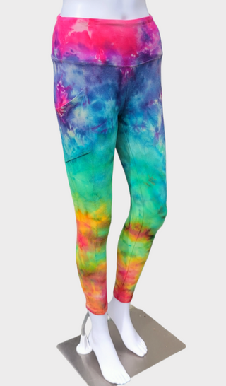 Rainbow Women's Yoga Pants with Pockets