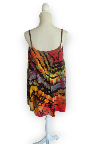 Women's Large Reverse-dyed Rainbow Dress