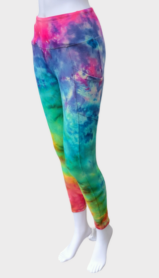 Rainbow Women's Yoga Pants with Pockets