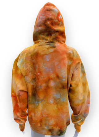 Men's Large Tie-dye Pullover Hoodie