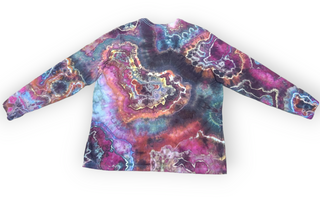 Men's 3XL Long-sleeved Tie-dye T-Shirt