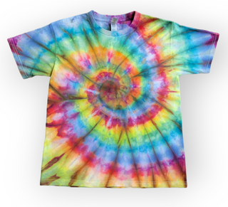 Youth Medium Rainbow Spiral T-Shirt