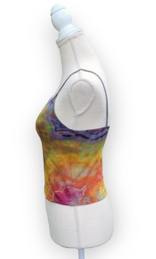 Women's Medium Reverse-dyed Crop Tank