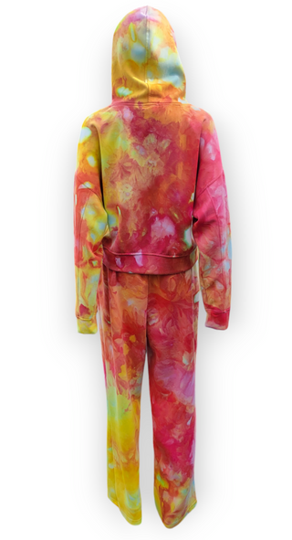 Women's XL Tie-dye Sweat Suit Set