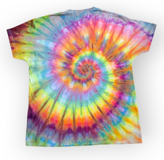 Men's XL Rainbow Spiral T-Shirt