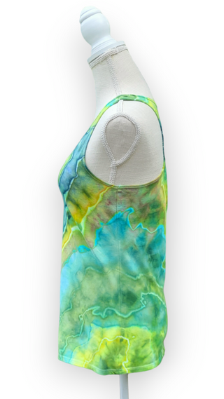 Women's XS Tie-dye Flowy Racerback Tank Top