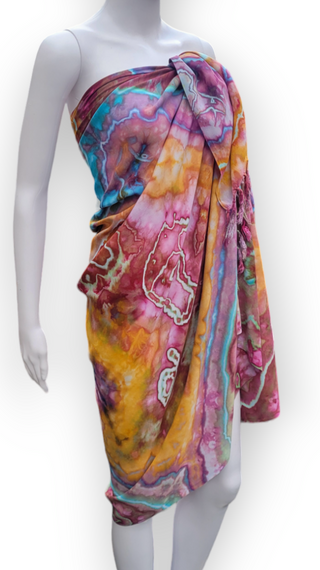 OSFA Tie-dye Rayon Sarong