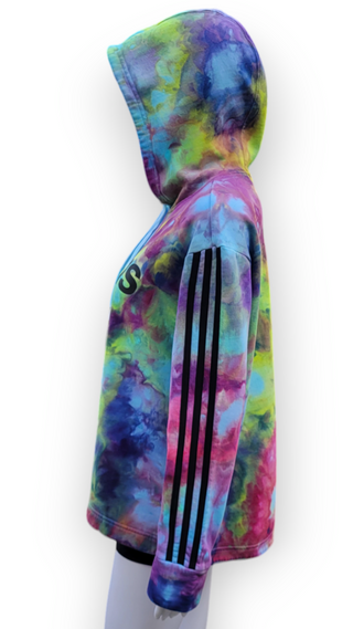 Women's XL Tie-dye Adidas Pullover Hoodie