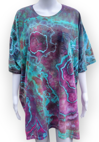 Men's 4XL Tie-dye Pocket T-Shirt