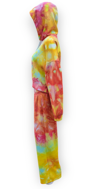 Women's XL Tie-dye Sweat Suit Set