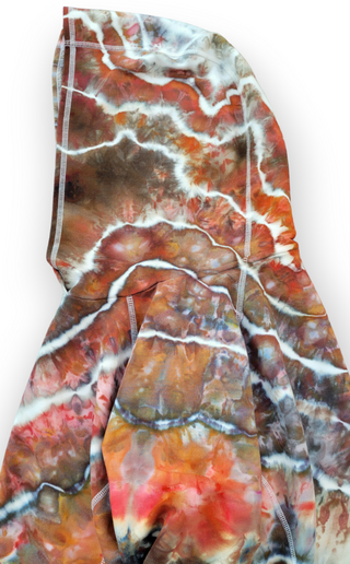 Women's XL Tie-dye Lightweight Pullover Hoodie