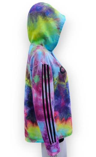 Women's XL Tie-dye Adidas Pullover Hoodie