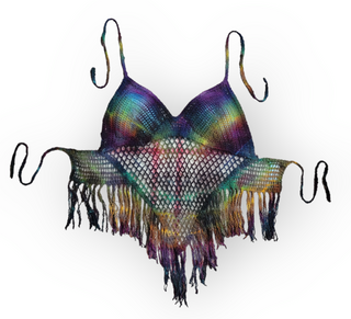 Women's Medium Rainbow Festy Top