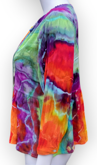 Women's Rayon Tie-dye Top