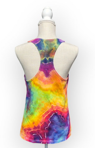 Women's Large Tie-dye Racerback Tank Top