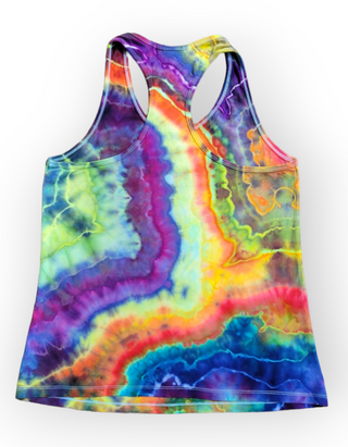 Women's XL Racerback Tie-dye Tank Top