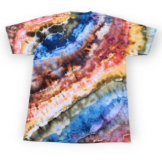 Men's Large fall rainbow tee