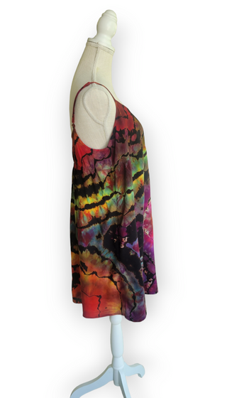 Women's Large Reverse-dyed Rainbow Dress