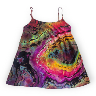 Women's Large Reverse-dyed Rainbow Dress