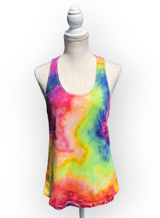 Women's Large Tie-dye Racerback Tank Top