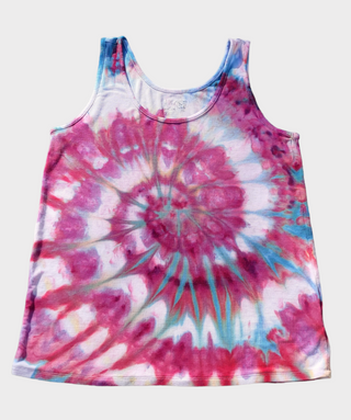 Women's 1X Spiral Tie-dye Tank Top