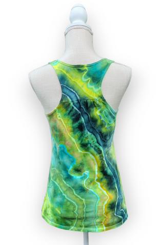 Women's XS Tie-dye Flowy Racerback Tank Top