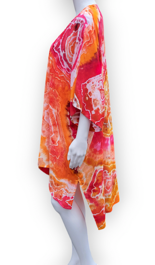 Women's L/XL Tie-dye Kimono