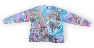Men's 3XL Long-sleeved Tie-dyed T-Shirt