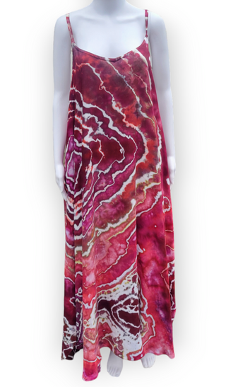 Women's 3XL Tie-dye Maxi Dress