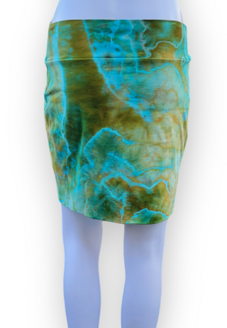 Women's XL Tie-dye Mini Skirt