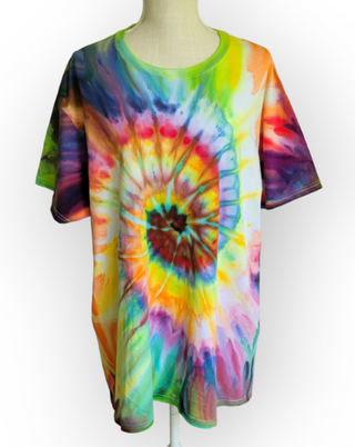 Men's 2XL Spiral Tie Dye T-Shirt