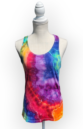 Women's Small Tie-dye Racerback Tank Top