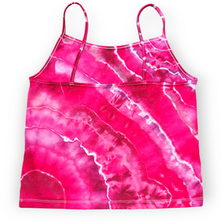 Women's XL Tie-dye Crop Tank Top