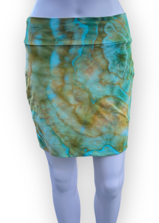 Women's XL Tie-dye Mini Skirt