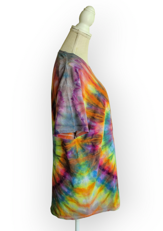 Men's XL Rainbow Spiral T-Shirt