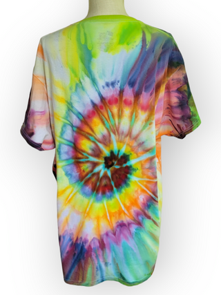 Men's 2XL Spiral Tie Dye T-Shirt