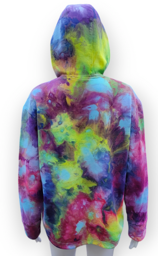 Women's XL Tie-dye Adidas Pullover Hoodie