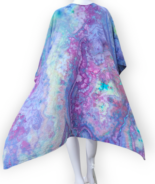 Women's OSFA Tie-dye Kimono Shawl